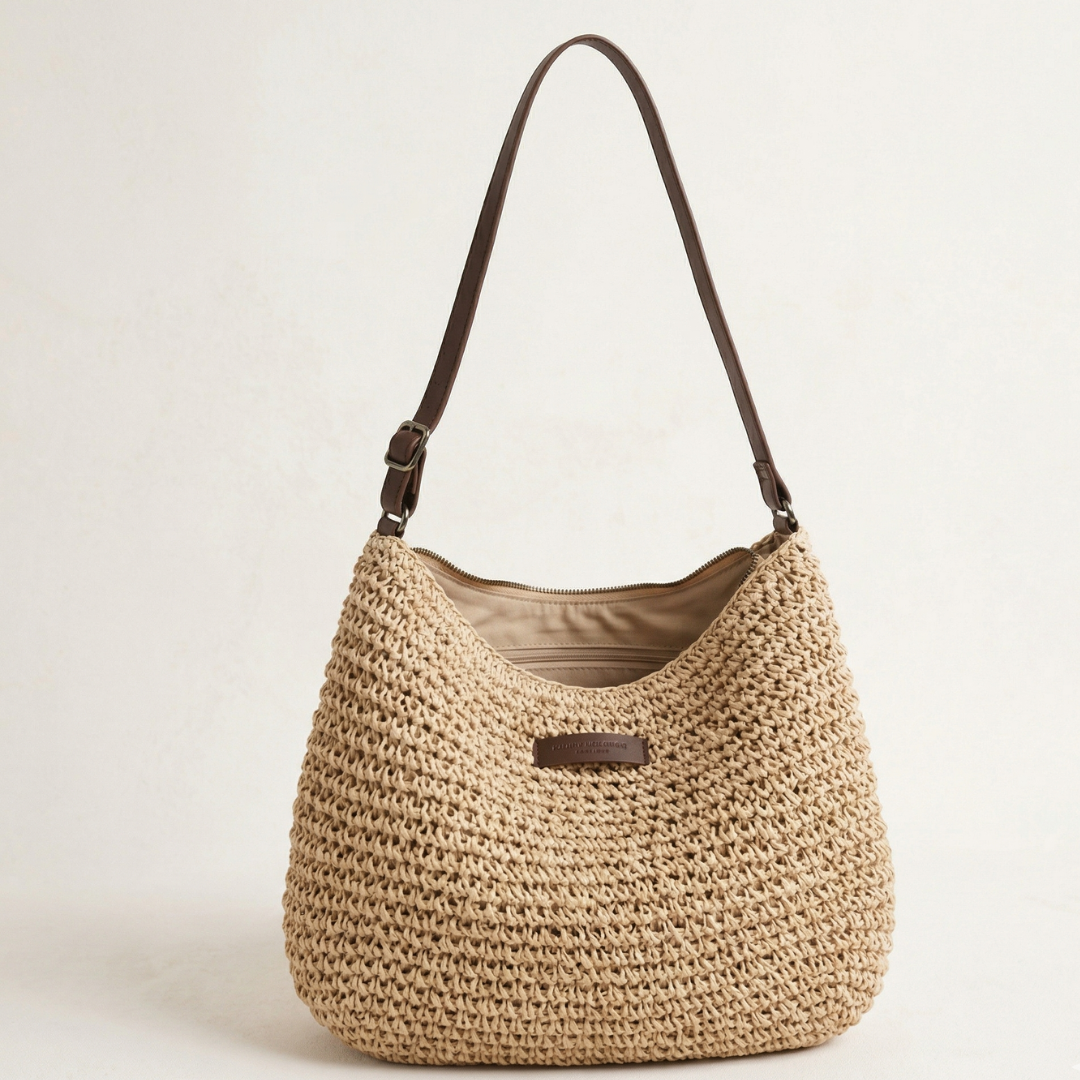Bolso brisa natural trenzado